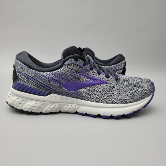Brooks Adrenaline GTS 19 Purple Womens Size 11 Athletic Running Shoes Sneakers - Picture 2 of 12